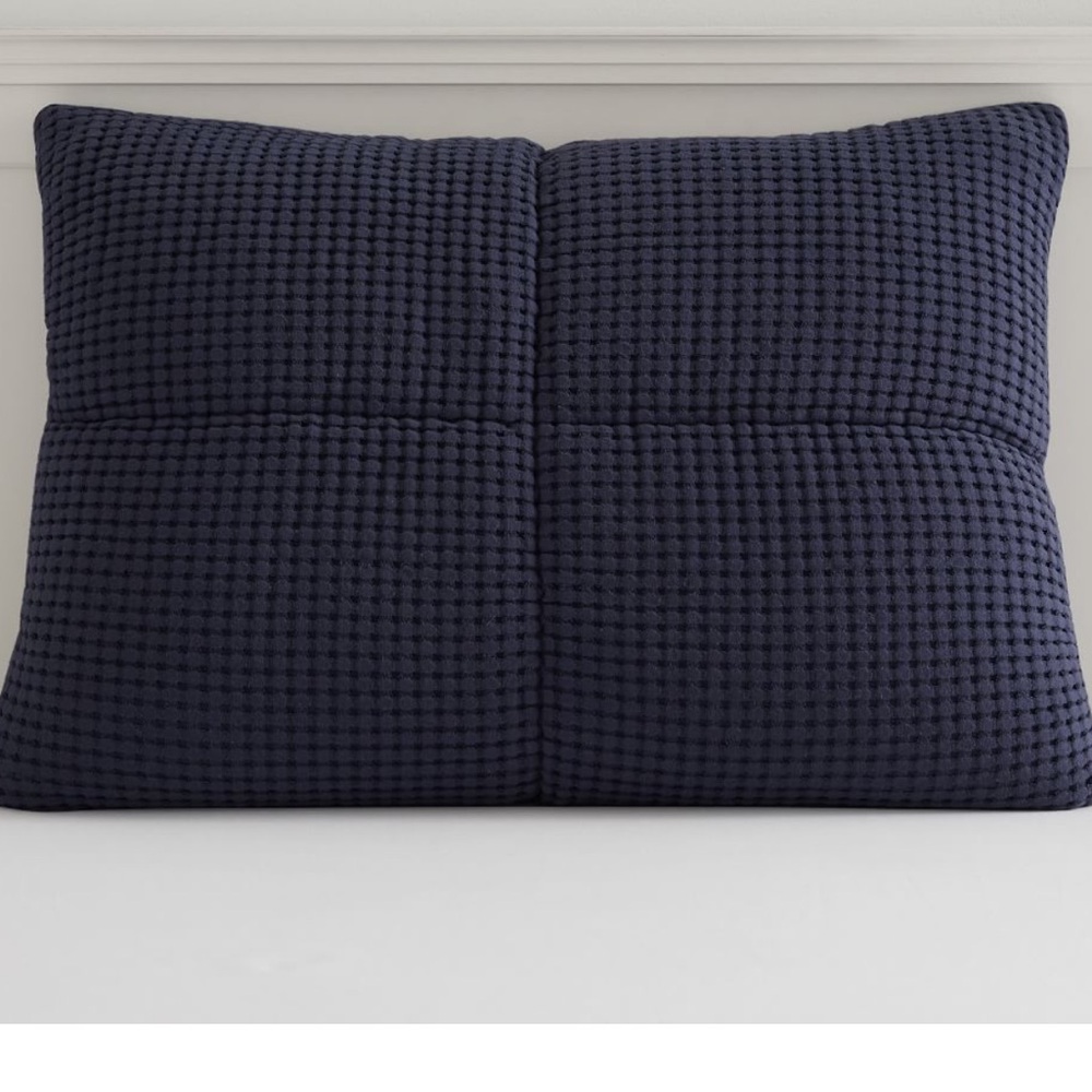 Pottery Barn All-Star Sports Quilt Bedding Set Twin Navy Sham Bundle Set - Picture 6 of 6